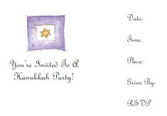 hanukkah invitation